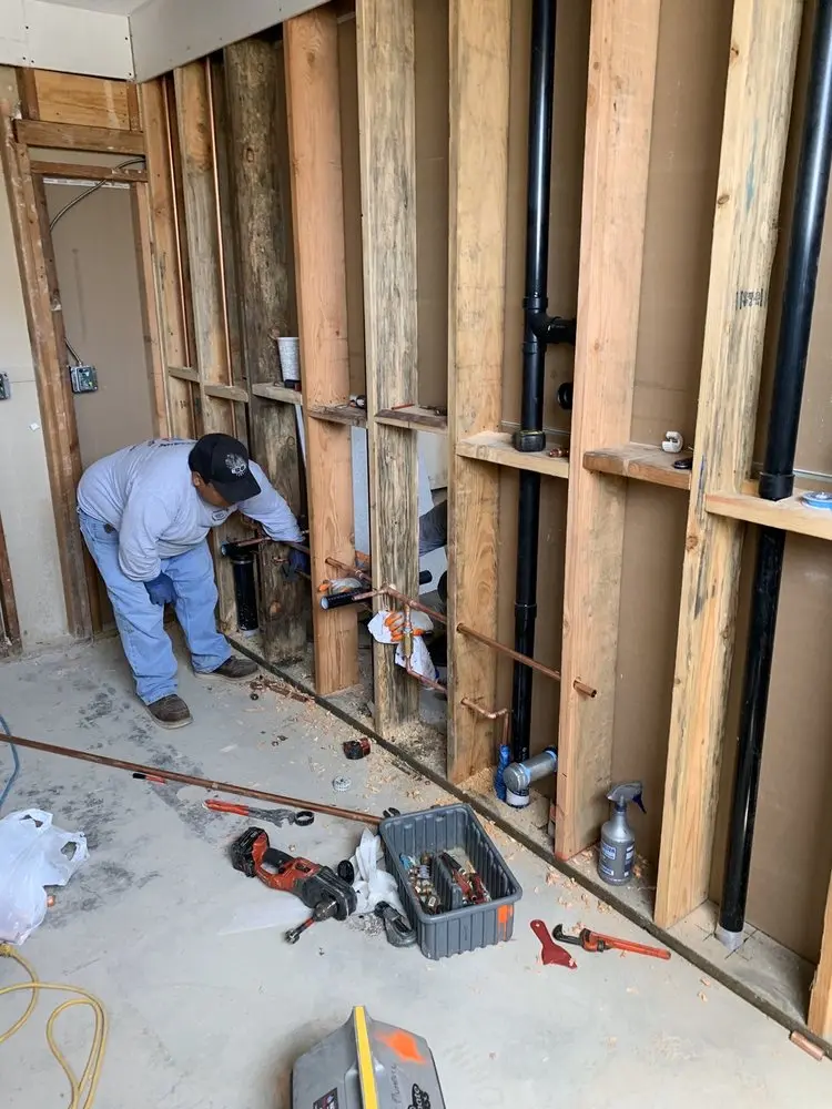Commercial rough-in plumbing for Commercial Plumbing in Dorchester